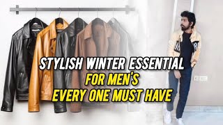 Stylish Winter Essential For Mens ✅mens fashion [upl. by Dnomzed296]