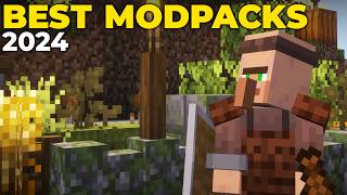 Best Modpacks for Minecraft 2024 [upl. by Bibbye483]