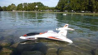 HYDRAVION DRAGONFLY RC aéromodélisme sur le lac dAnnecy [upl. by Ifar]