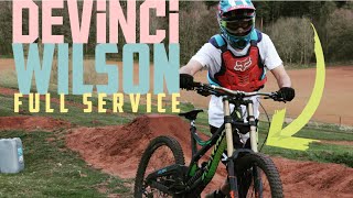 Devinci Wilson 2015 full service  serwis roweru downhill [upl. by Aicnilav]