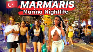 MARMARIS 2023  MARMARIS MARINA NIGHTLIFE  4K WALKING TOUR marmaris [upl. by Artema353]