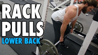 Rack Pulls  Lower Back  HowTo Exercise Tutorial [upl. by Januisz780]