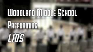 Woodland Middle School  Percussion Ensamble  quotLidsquot [upl. by Enilrek]