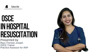 OSCE  In Hospital Resuscitation IHR Basic Life Support  BLS 6minutes [upl. by Garson]