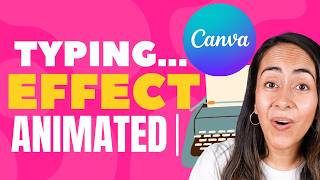 How to Create a Typewriter Text Animation in Canva  FREE amp Easy [upl. by Aiouqes]