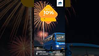 busbooking  download BlueBus app and get flat 10 lifetime offer on your bookings chennai funny [upl. by Juditha]