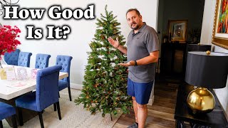 Reviewed National Tree Company PreLit Artificial Full Christmas Tree [upl. by Noirad]