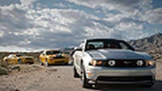 Pony Car Wars 2011 Ford Mustang GT vs Camaro SS and Challenger SRT8 [upl. by Elkin739]