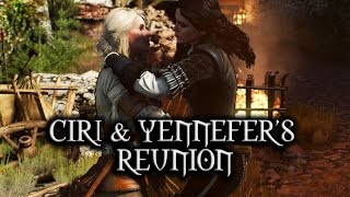 The Witcher 3 Wild Hunt  Ciri and Yennefer’s reunion [upl. by Reprah159]