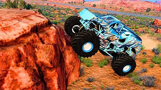 Extreme Cliff Jumping with YETI Trucks 🪂 Adrenaline Adventure [upl. by Virnelli34]