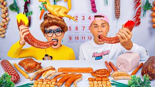 Kielbasa Sausage Challenge Mukbang by LOLA [upl. by Lozano]