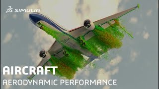 Aircraft Aerodynamic Performance  SIMULIA CFD Simulation Software [upl. by Ellehctim]