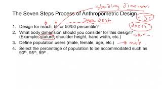 Workstation Design Using Anthropometric Principle [upl. by Earised402]