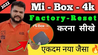 How To Factory Reset Mi Box 4k In 2022  Mi Box 4k Ko Format kaise kre 🔥😱 mibox4k [upl. by Seagrave]