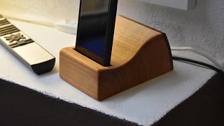 DIY  Design mobile phone docking station [upl. by Folly]