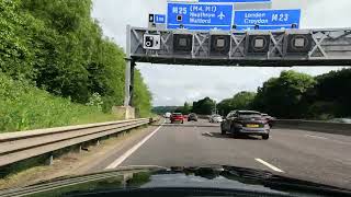 UK Road Trip Gatwick Airport to Southampton Airport [upl. by Zitah642]