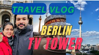 Berlin TV Tower 200 metre ki height se Berlin ka Tour  Restaurant in the sky [upl. by Amrac]