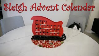 DIY Sleigh Advent Calendar [upl. by Nine]