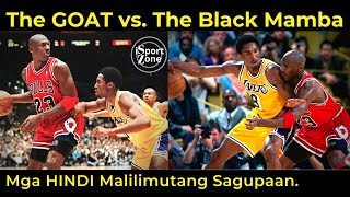 The GOAT amp The Black Mamba Kobe Bryant VS Michael Jordan Moments Mga HINDI MALILIMUTANG Sagupaan [upl. by Demitria760]