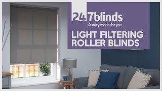 Light filtering Roller Blinds  247 Blinds [upl. by Cly]