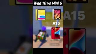 iPad 10th Generation vs iPad Mini 6 shorts [upl. by Lyndes]