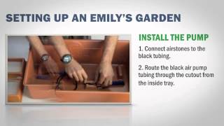 Setting Up the HydroFarm EMSYST Emilys Garden AllinOne Hydroponic System [upl. by Ardnahcal]