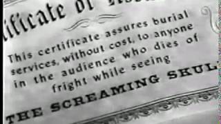 The Screaming Skull trailer 1958 [upl. by Mackler]