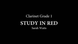 Study in Red for Clarinet [upl. by Alaikim]