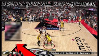 The BEST PLAYS In NBA 2K25 MYCAREER BEST ASSIST METHOD [upl. by Ahsienar]