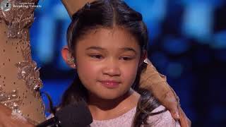 Angelica Hale Phenomenal Without You ampJudges Comments Semi Finals Americas Got Talent 2017 [upl. by Ah]