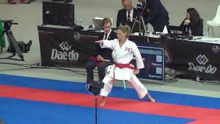 WKF Madrid 2018  Maria Dimitrova  Papuren vs Sandra Sanchez [upl. by Vannie323]