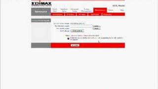 Edimax ADSL Modem Router  Firmware upgrade [upl. by Paloma768]