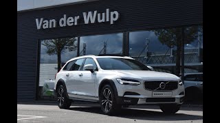 Volvo V90 Cross Country Pro  2018  Crystal White Pearl [upl. by Aisatan842]