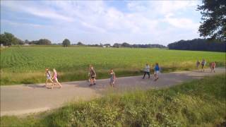 Wandel4daagse dag 2 Hilvarenbeek 2016 [upl. by Elleinnad]