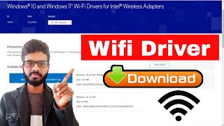 How to ✅Download wifi driver in windows  Wifi Not Working 100solutions [upl. by Aida]