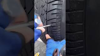 ASMR REPAIRING CAR TYRE workshop tiremaintenance tire tirerepair automobile [upl. by Isak786]