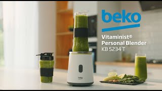 Karşınızda KB 5234 T Beko Vitaminist® Personal Blender [upl. by Haggai]