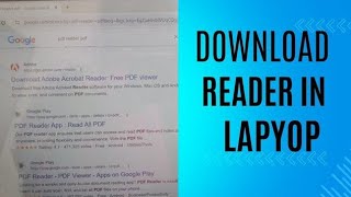 How To Download Adobe Reader on Windows 10  laptop me Adobe Reader Download amp Install kaise kare [upl. by Etsirhc]