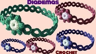 Cómo tejer diademas en círculos a crochet Paso A Paso [upl. by Ibocaj305]