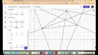 How to Create an Incenter on Geogebra [upl. by Janis4]