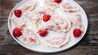 Idealne CIASTO na PIEROGI i pierogi z truskawkami 🍓Jak zrobić  Sugarlady [upl. by Tipton]