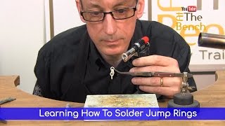 Learning How To Solder  Soldering Jump Rings  Making Your Own Jewellery [upl. by Eglanteen]