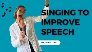 Follow Along Singing for Speech Therapy Aphasia Parkinsons Apraxia of Speech [upl. by Lail]