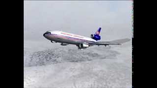 DC1030 JAT Yugoslav Airlines landing to Skopje Airport [upl. by Aiello]