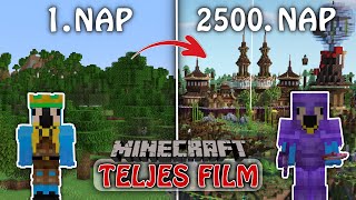 Túléltem 2500 napot egy HÁBORÚS VILÁGBAN  Minecraft Túlélő Lets Play TELJES FILM  Minecraft 118 [upl. by Mauchi574]