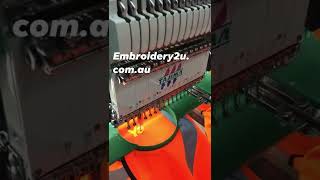 Tajima embroidery machine [upl. by Ardnuhsed]