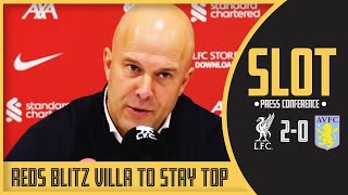 “Liverpool should not need City motivation” Slot on Reds Villa win [upl. by Ronnie392]