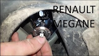 Easiest Renault Megane 2 headlight bulb replacement [upl. by Leiva587]