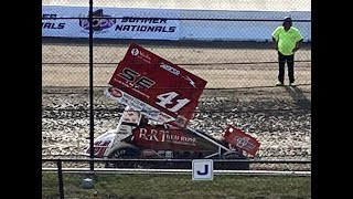 72823 Skagit Speedway 360 Sprints Summer Nationals Night 1 Heats C B amp AMains amp Qualifying [upl. by Ativak]