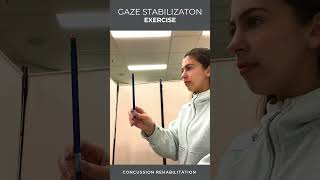 Gaze Stabilization Exercises  Concussion Rehabilitation Exercises  Propel Physiotherapy [upl. by Malinowski]